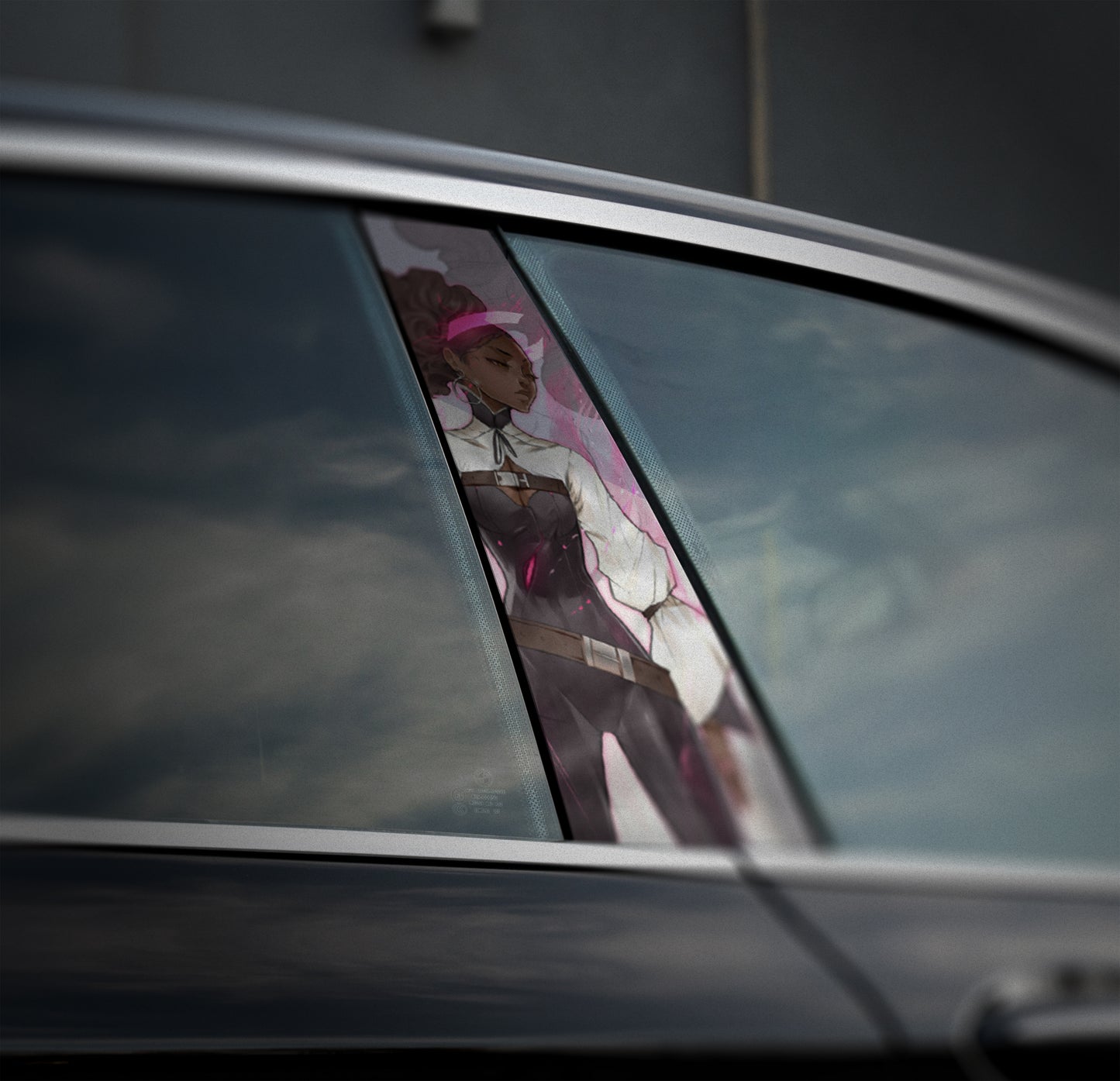 Custom B-Pillar Vinyl Wrap Kit | Universal Fit Door Pillar Delete & Graphics